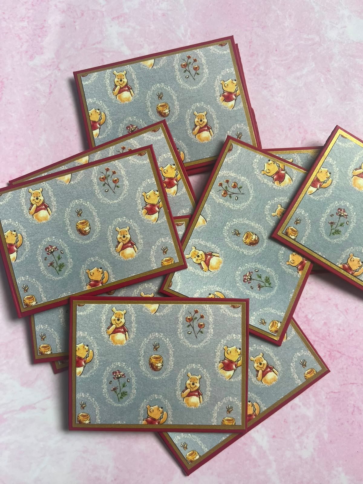 Classic Winnie Blue Envelope Set