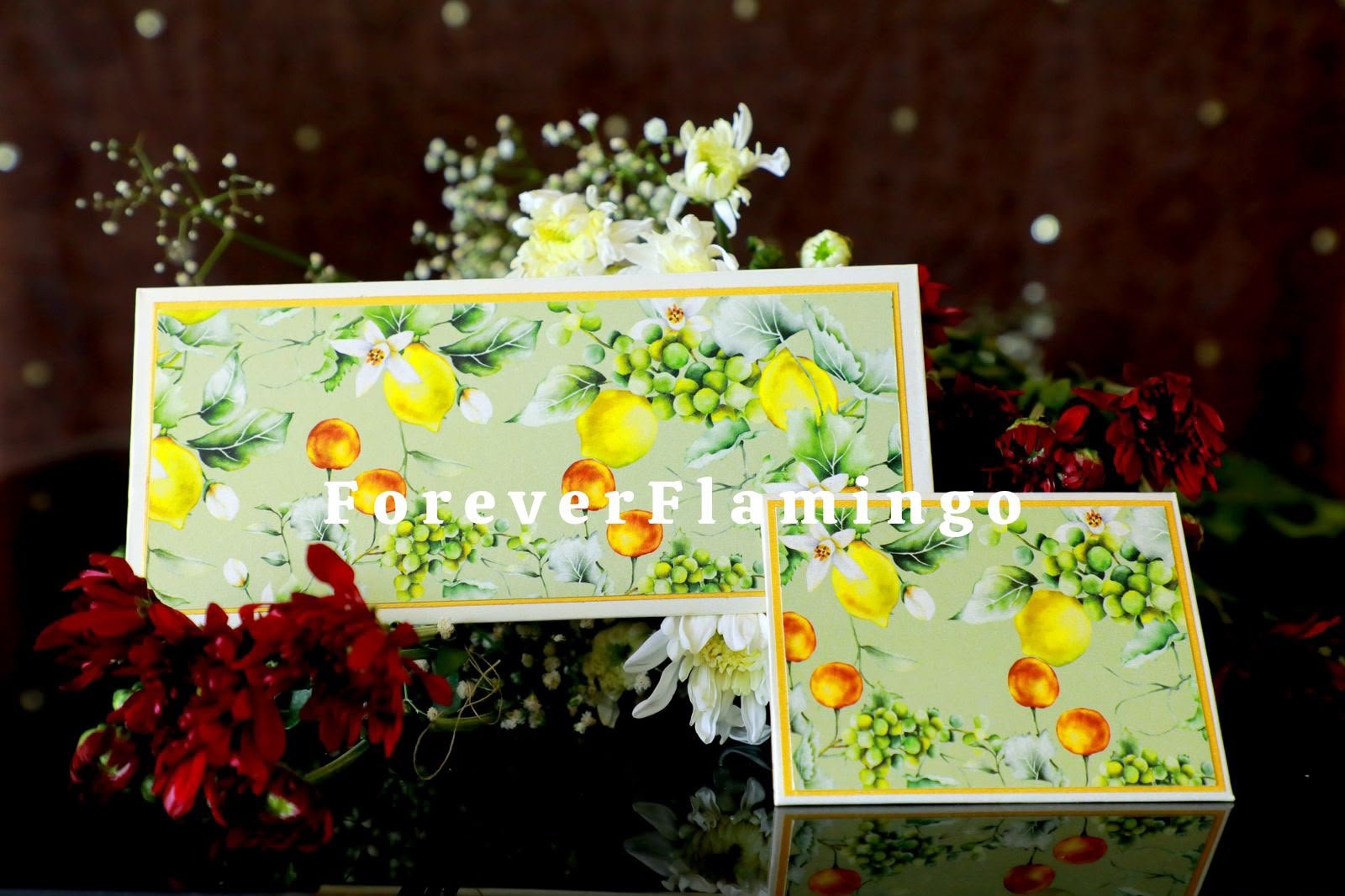 Golden Songbird Envelope Set